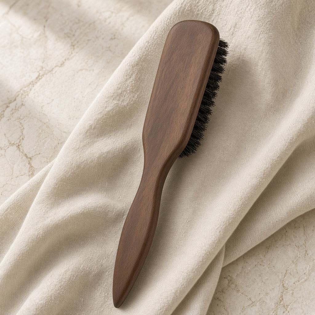 Boar Bristle Brush — another angle