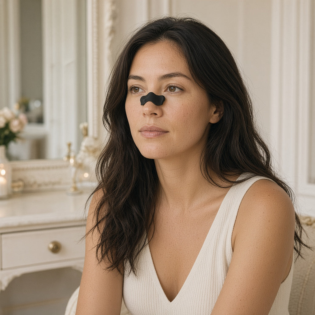 Nose Pore Strips — in use