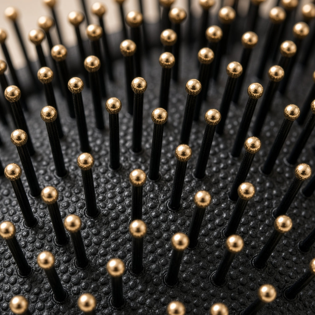 Cushion Paddle Brush — close-up