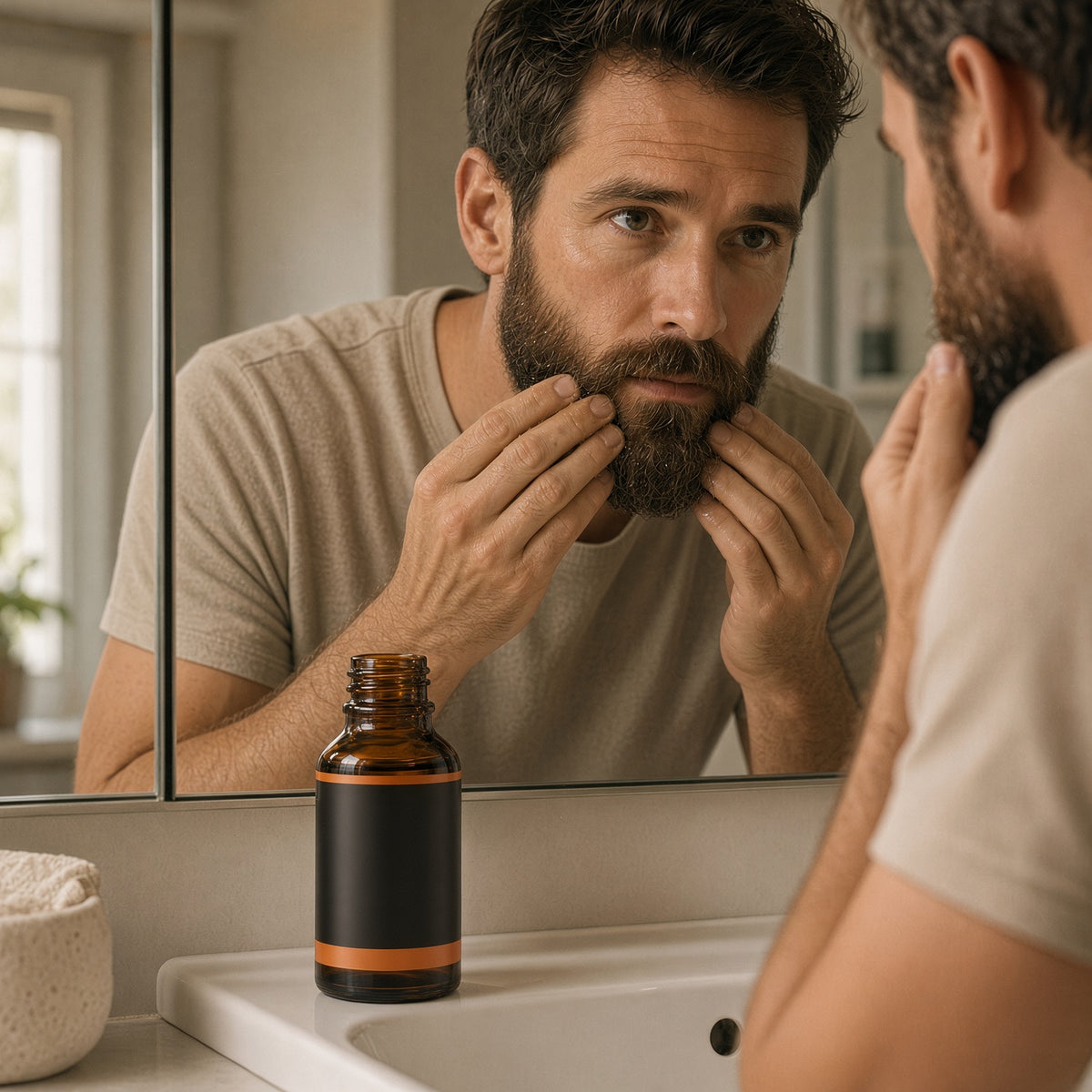 Beard Essence — in use