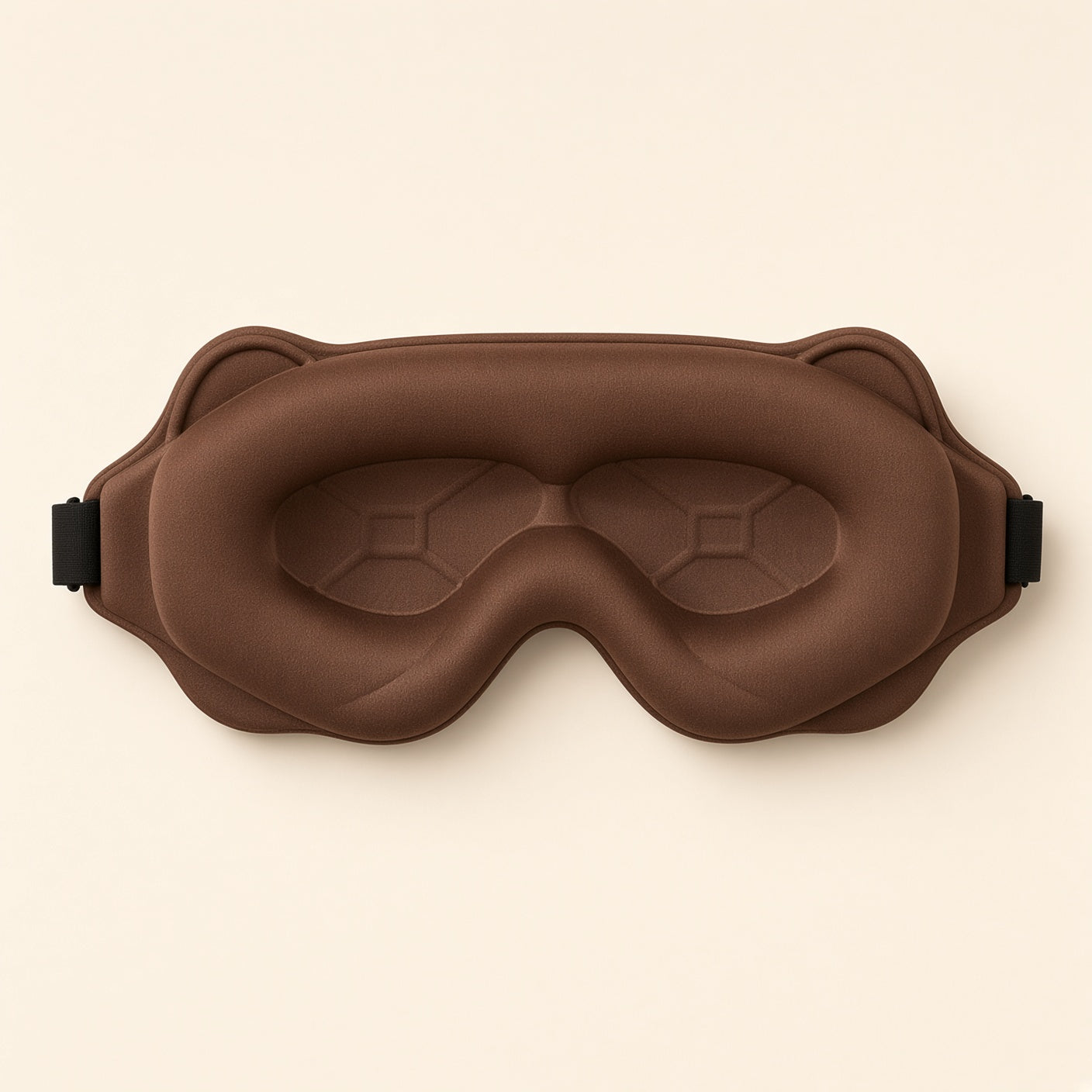 3D Sleep Mask — Brown
