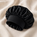 Satin Hair Bonnet — Black