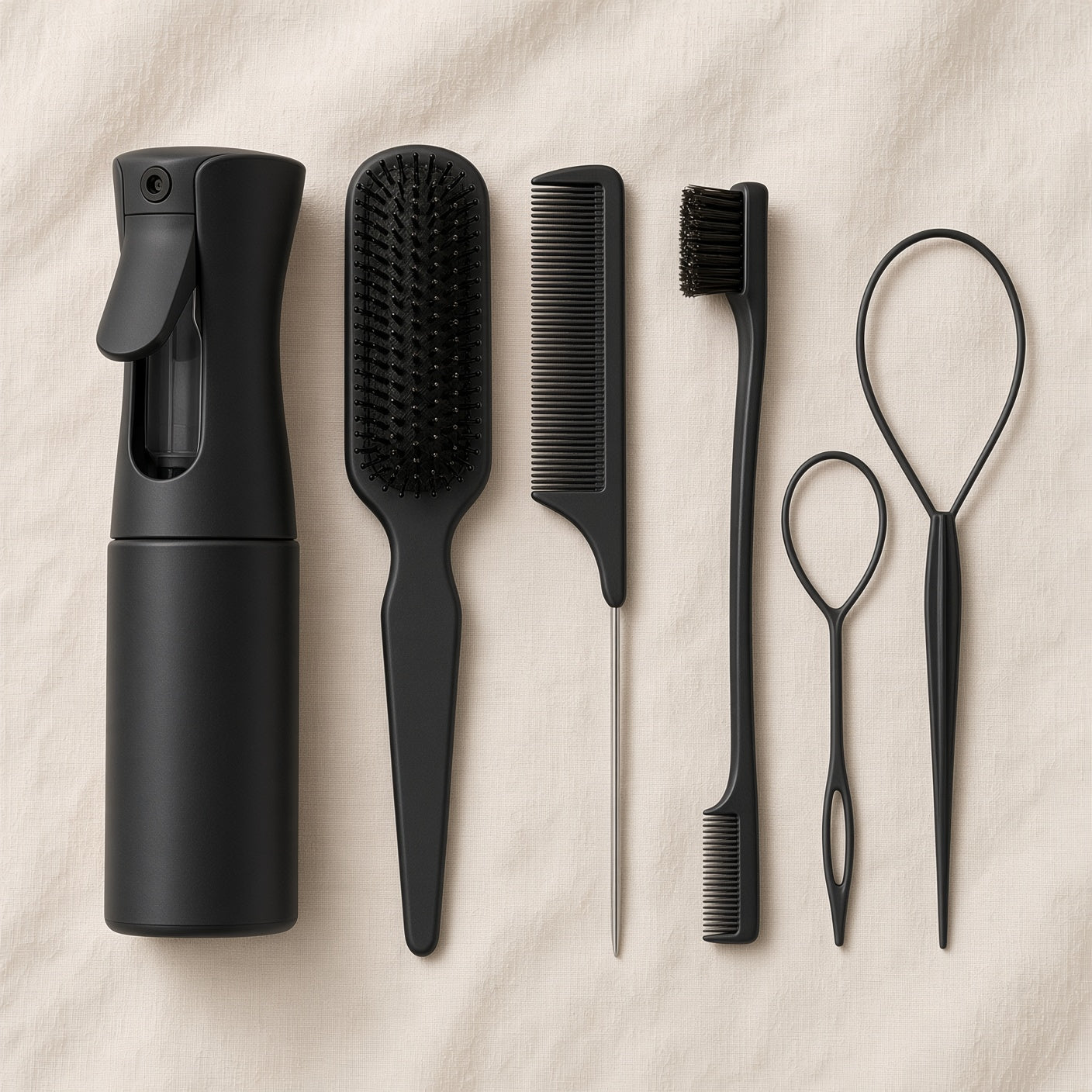 Salon Brush Set — Black