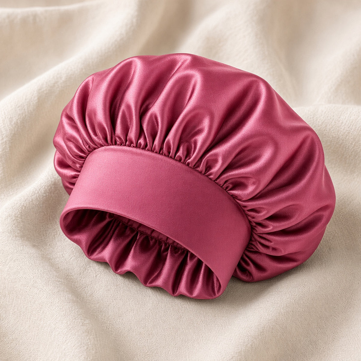 Satin Hair Bonnet — Pink