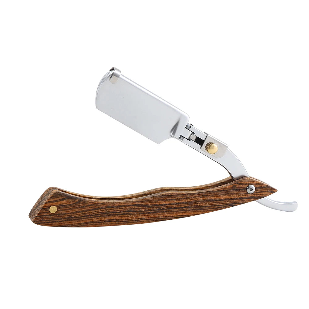 Wood Straight Razor