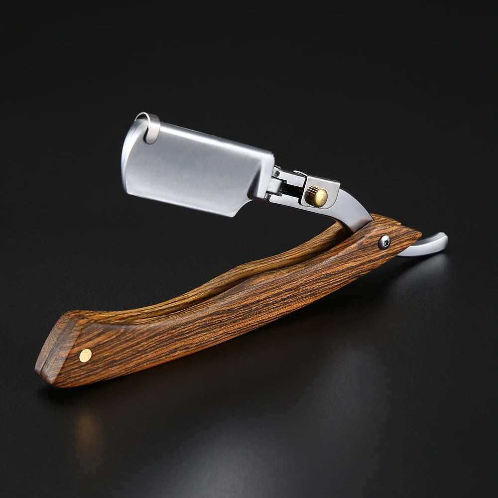 Wood Straight Razor