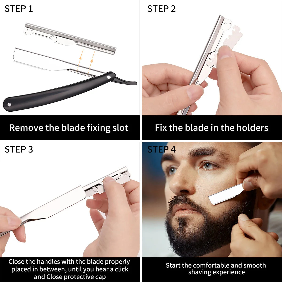 Steel Straight Razor