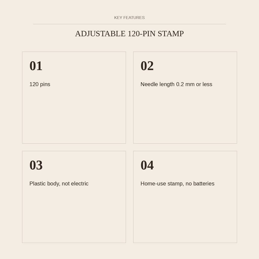 120-Pin Derma Stamp