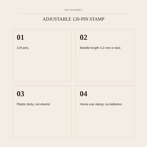 120-Pin Derma Stamp