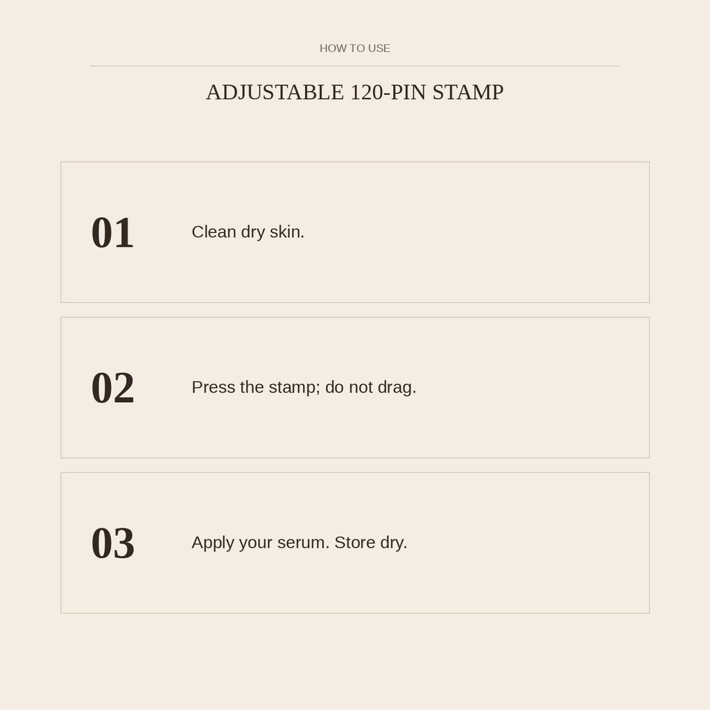 120-Pin Derma Stamp
