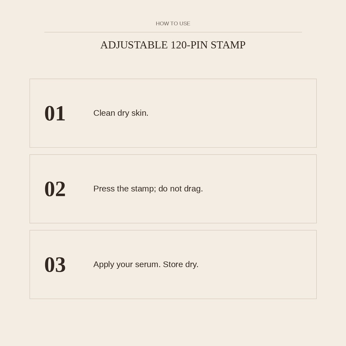 120-Pin Derma Stamp