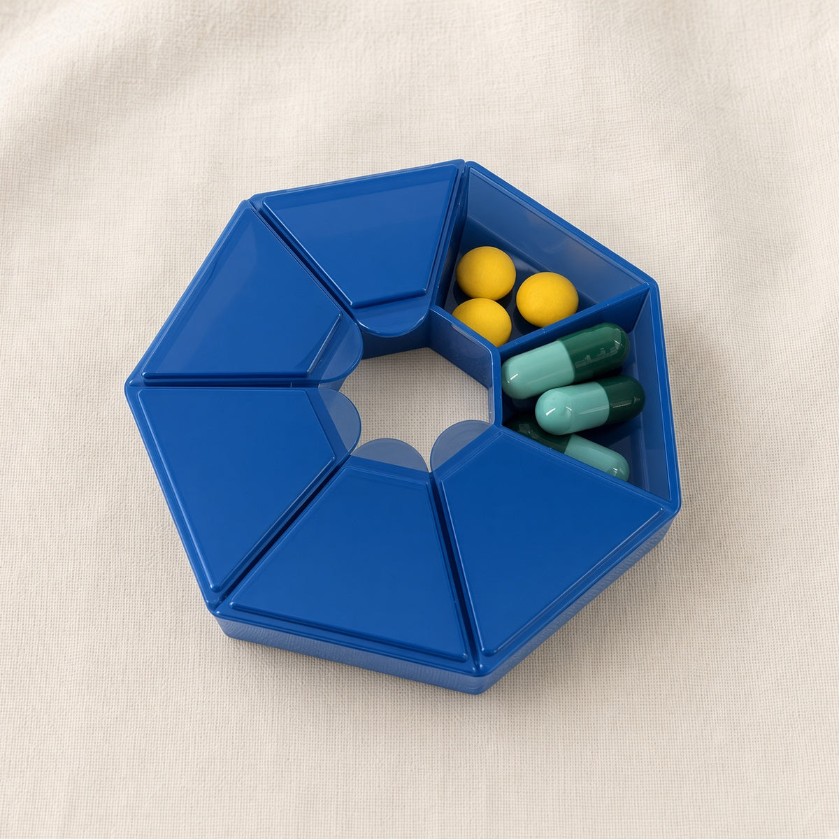 Travel Pill Case — blue