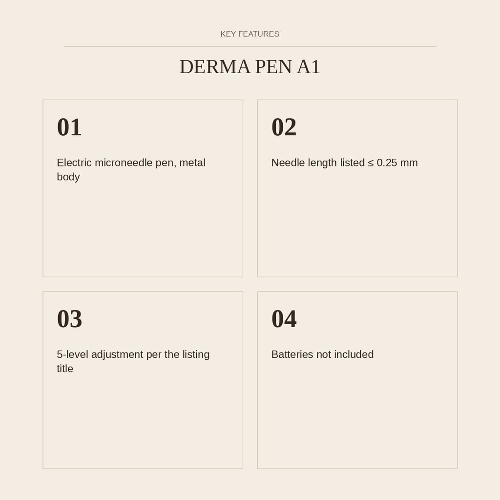 Derma Pen A1 — key features