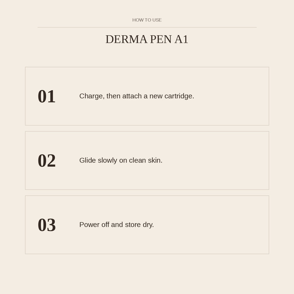 Derma Pen A1 — how to use