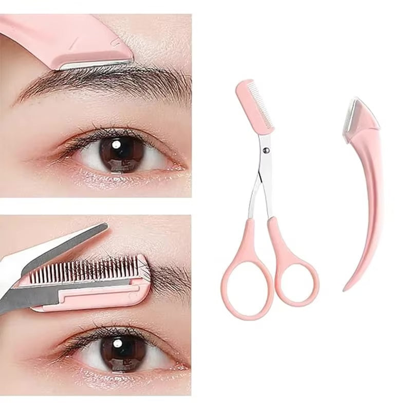 Precision Eyebrow Trimmer & Scissor Set