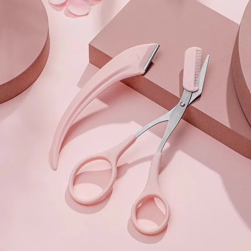 Precision Eyebrow Trimmer & Scissor Set