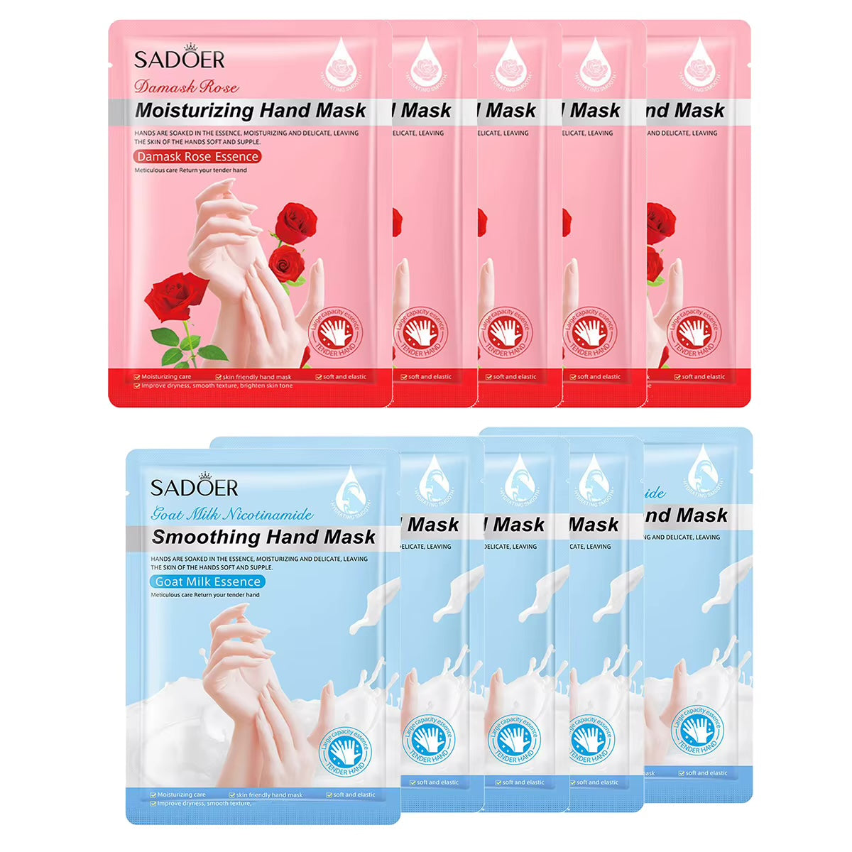 Hydrating Damash Rose / Goat Milk Hand Mask