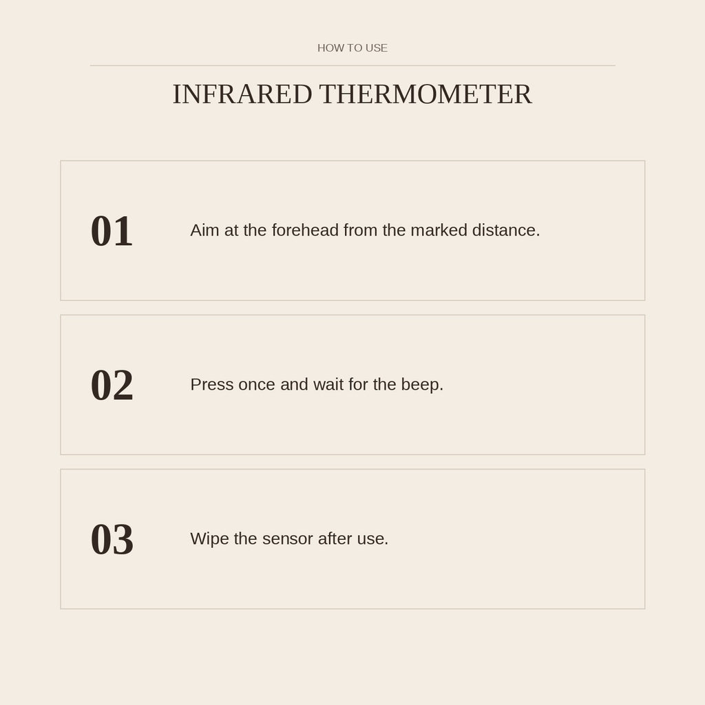 Infrared Thermometer — how to use