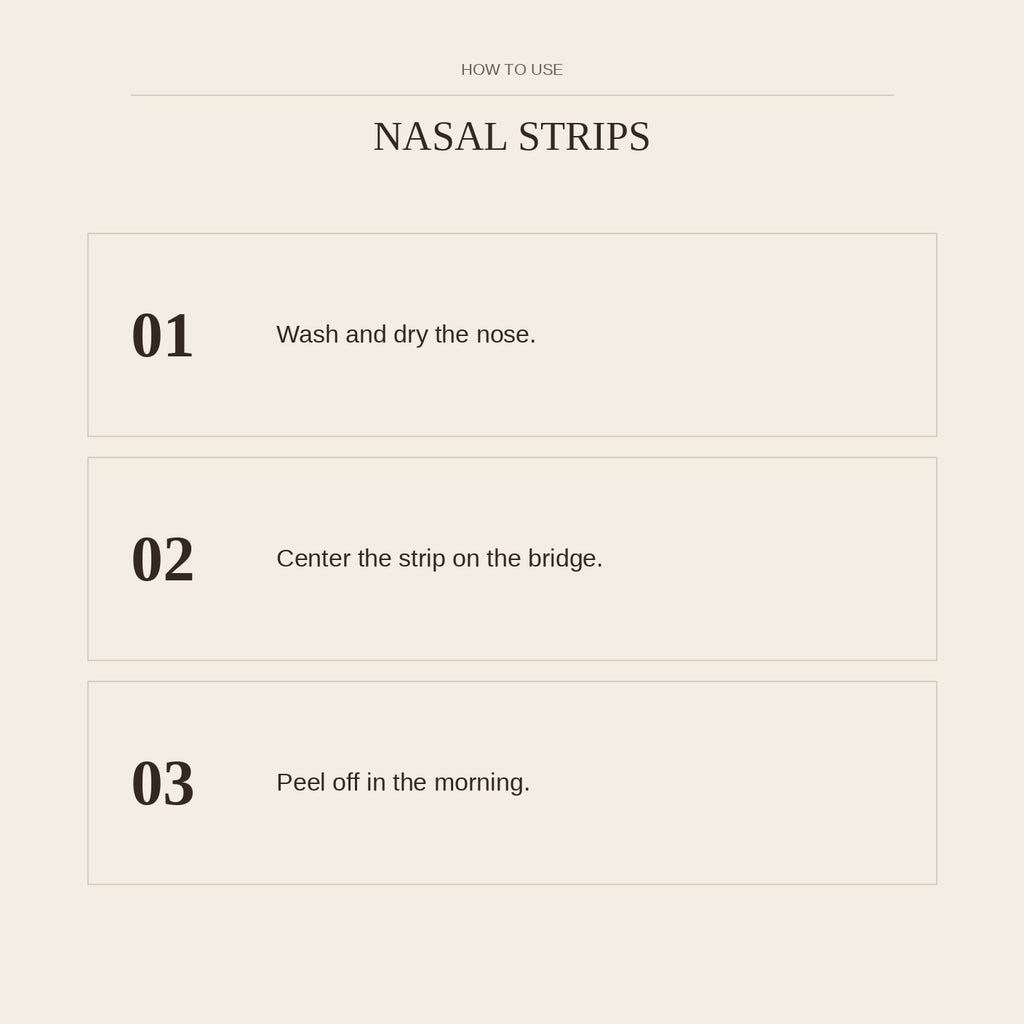Nasal Strips — how to use