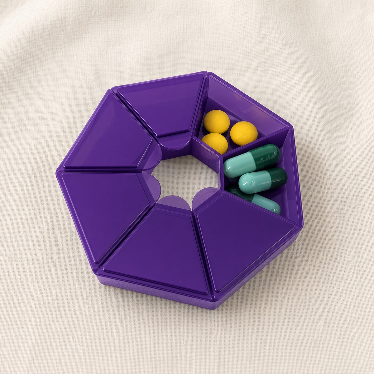 Travel Pill Case — purple