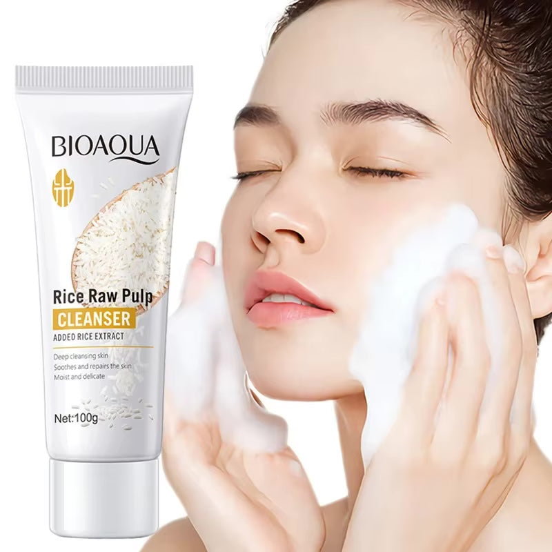 BIOAQUA Rice Raw Pulp Cleanser (100g)