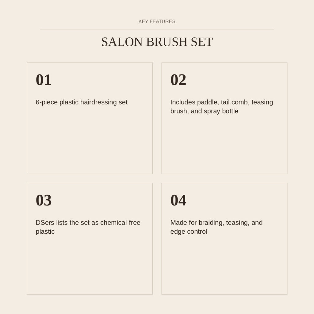 Salon Brush Set — key features
